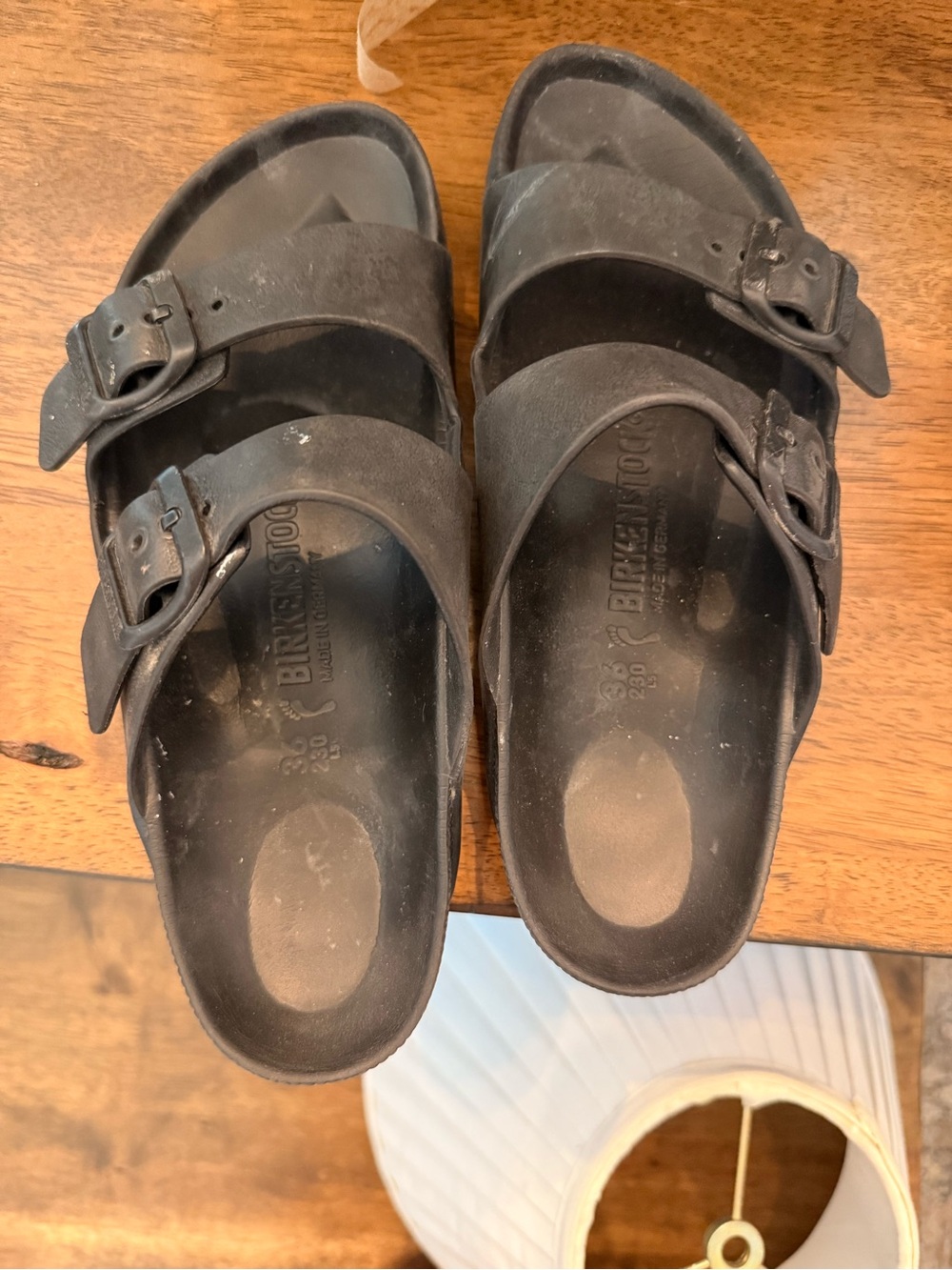 Birkenstock Women's Black Arizona Double Strap Sandals
